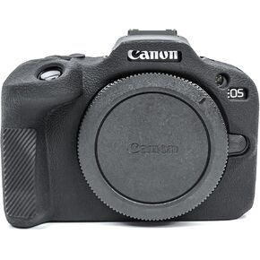 MUZIRI KINOKOO Canon EOS R100 Case, Soft Silicone Protective Case for Canon EOS R100/EOSR100 Mirrorless Camera - Anti-Scratch Slim Fit R100 Silicon Case - Black
