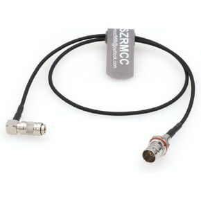 SZRMCC Right Angle DIN1.0/2.3 Male to BNC Female RG179 75ohm HD SDI Cable for Blackmagic HyperDeck (Right Angle, 1m/3.2ft)