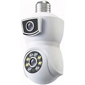 SMART Security Camera Wi-Fi enabled With Dual Lens E9 1080P PTZ 2MP CCTV 355° Horizontal View & 90° Vertical View Outdoor/Indoor Waterproof