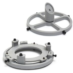 Reflector Adjustable Primary Telescope Mirror Astronomical Telescope 114 mm Mount Base Astronomy DIY Projects Accessories Secondary Mirror Holder Parts Newtonian Reflector Mount Clear Imaging, grey in Saudi Arabia
