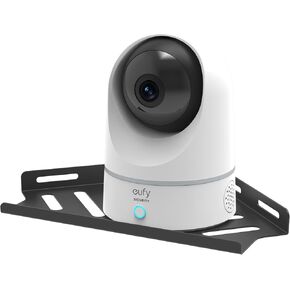 Stainless Steel Corner Wall Mount Bracket for eufy E220 Indoor Security Camera,Rust-Resistant,Space-Saving,Prevent Device from Accidentally Falling, No Blind Spots for Cameras-Matte Black