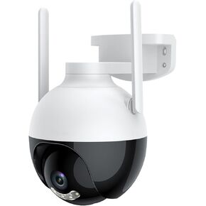 4MP Outdoor WiFi PTZ IP Camera, Waterproof Home Security Camera, Wireless Surveillance Camera, 360° View, Color Night Vision, 2-Way Audio, Motion Detection, Activity Alert, Remote Access