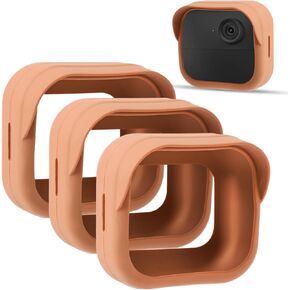 3pcs Silicone Case for All-New Blink Outdoor 4 (4th Gen), Camera Covers Weatherproof Camera Protective Skin Cover Camera Accessories for All-New Blink Outdoor 4 Smart Security Camera(Black)