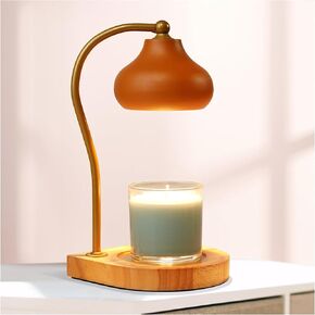 BODEVEDOB Candle Warmer Lamp,Dimmable Electric Candle Warmer Melter,Compatible with Large Jar Candles,Home Decoration Gifts for Women,Wedding,Birthday(Orange-A) in Kuwait