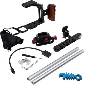 Fotodiox Pro Cinema Black Sharkcage for Samsung NX1 Cameras (NX1) - Skeleton Housing, Protective Video Cage