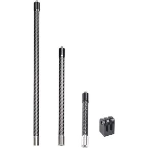 مجموعة قضيب تمديد كاميرا Fotoleey Action لـ Insta360 X4، X3، X2، RS، GoPro Hero 12، Hero 11، Hero 10، شريك تثبيت الدراجة/الدراجة النارية، مادة ألياف الكربون in Kuwait