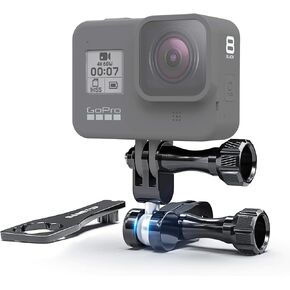 Sametop Ball Joint Mount Aluminium Swivel Arm Mount with Wrench Compatible with GoPro Hero 12, 11, 10, 9, 8, 7, 6, 5, 4, Session, 3+, 3, 2, 1, Hero (2018), Fusion, Max, DJI Osmo, Akaso Action Cameras