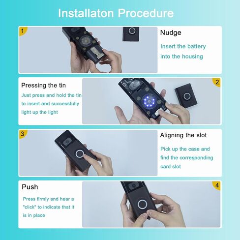 1 حزمة بطارية قابلة لإعادة الشحن بقدرة 6040 مللي أمبير في الساعة متوافقة مع جرس باب الفيديو Ring 2/3/4، وجرس باب الفيديو 3 Plus، وبطارية Stick Up Cam (الجيل الثاني والثالث) وبطارية كاميرا Spotlight in Kuwait