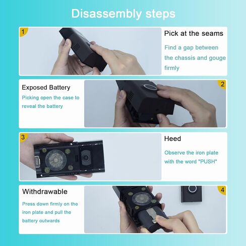 1 حزمة بطارية قابلة لإعادة الشحن بقدرة 6040 مللي أمبير في الساعة متوافقة مع جرس باب الفيديو Ring 2/3/4، وجرس باب الفيديو 3 Plus، وبطارية Stick Up Cam (الجيل الثاني والثالث) وبطارية كاميرا Spotlight in Kuwait