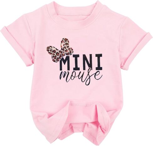 Mommy and Me Matching Shirt Outfit Mama Mini Leopard Love Heart Tshirt Mom Daughter Family Matching Set Clothes in Kuwait