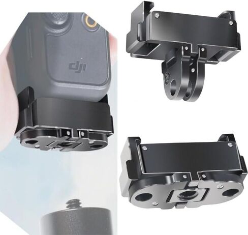 محول Osmo Pocket 3 ثنائي المخلب لـ DJI Pocket 3، واجهة Gopro قابلة للطي، عصا سيلفي ثلاثية القوائم قابلة للتوصيل in Saudi Arabia