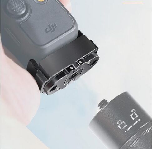 محول Osmo Pocket 3 ثنائي المخلب لـ DJI Pocket 3، واجهة Gopro قابلة للطي، عصا سيلفي ثلاثية القوائم قابلة للتوصيل in Saudi Arabia