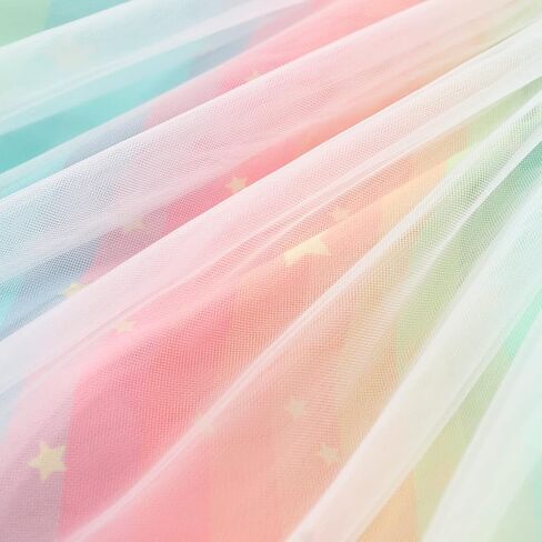 Akyzic Toddler Tulle Dress Unicorn Outfit Birthday Princess Party Girls Summer Causal Tutu Skirts in Saudi Arabia