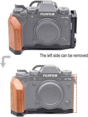 لوحة تحرير سريعة للكاميرا Fujifilm X-T5 قبضة يد الكاميرا لـ Fujifilm X-T5، ملحقات دعامة فيديو من سبائك الألومنيوم، جهاز كاميرا من سبائك الألومنيوم لـ Fujifilm XT5-A008 in Kuwait