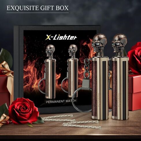 عود ثقاب x-lighter، مجموعة ضربات تطابق دائمة 10000 مرة، مشعل حريق في حالات الطوارئ ولاعة للأبد مقاومة للماء in Kuwait