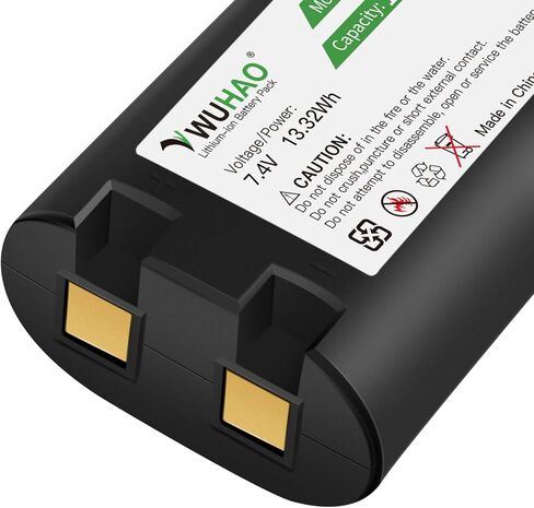 ترقية استبدال بطارية WUHAO لـ DYMO Rhino 5200 [1800 مللي أمبير] لـ DYMO LabelManager 360D Rhino 4200 LabelManager 420P جزء البطارية رقم S0895840 W002856 7.4V in Saudi Arabia