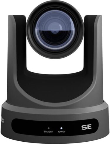 كاميرا PTZOptics Move SE SDI/HDMI/USB/IP PTZ مع حزمة تكبير بصري 12x (رمادي) مع HuddleCamHD أسود HCM-1 حامل تثبيت صغير عالمي على الحائط ومناديل تنظيف الشاشة المضادة للكهرباء الساكنة in Kuwait