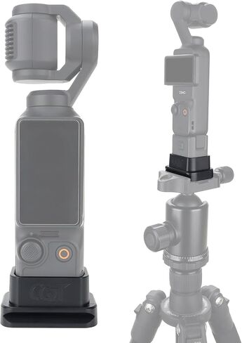 for DJI OSMO Pocket 3 Accessories Camera Base Stand Mount Quick Release Plate Tripod with 1/4" Screw Shooting Desktop Support Base Fit 38mm Arca-Swiss Tripod (Desktop Base Arca-Type) in Saudi Arabia