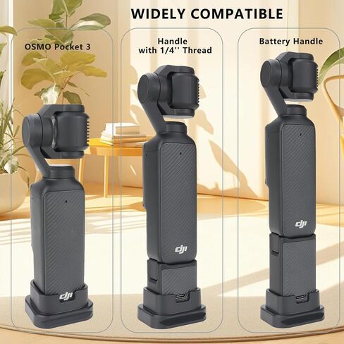 for DJI OSMO Pocket 3 Accessories Camera Base Stand Mount Quick Release Plate Tripod with 1/4" Screw Shooting Desktop Support Base Fit 38mm Arca-Swiss Tripod (Desktop Base Arca-Type) in Saudi Arabia