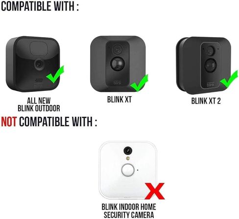 حامل مزراب مقاوم للطقس من Wasserstein مع محول برغي عالمي متوافق مع كاميرا Blink Outdoor وBlink Outdoor 4 وBlink XT2/XT (3 عبوات، أسود) in Kuwait
