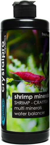 Crystalpro Shrimp Minerals 4.2 Oz – Liquid Aquarium Salt & Trace Elements for Freshwater Shrimp Tanks – Supports Caridina & Neocaridina – Molting & Breeding Additive – Invertebrate Tank Conditioner in Saudi Arabia
