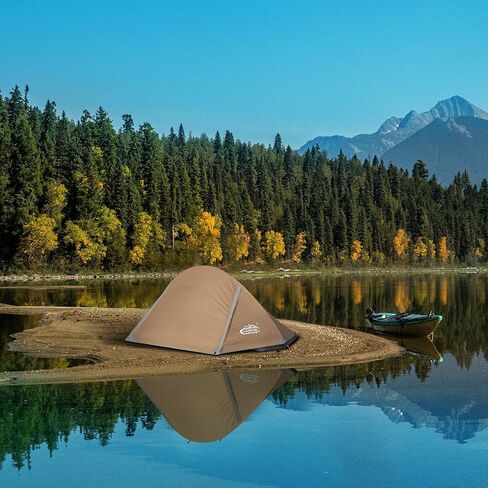 camppal 1 Person Tent for Camping Hiking Mountain Hunting Backpacking Tents 4 Season Resistance to Windproof Rainproof and Waterproof in Kuwait