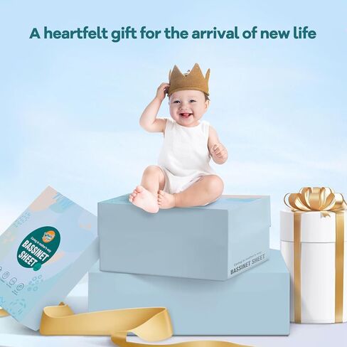 واقي مرتبة VaVaSoo Bassinet، مقاس 31 بوصة × 18 بوصة - مناسب لـ Dream on Me، Ingenuity، Chicco، ملاءة سرير فائقة النعومة للأطفال البنات والصبيان، مرتبة علوية قابلة للتنفس، مرنة، عبوتين، وردي وأبيض in Kuwait