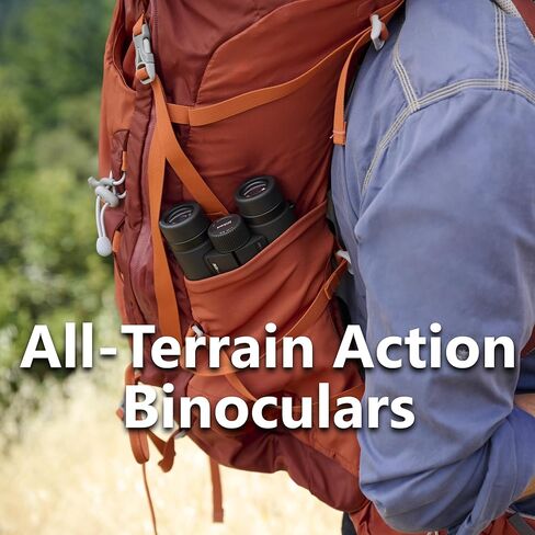 Nikon Action Extreme 8x40 ATB Binoculars (7238) All Terrain Waterproof Binoculars Bundle, Black, with Nikon Lens Pen, Carry Case, and Lens Cloth - High Powered Multipurpose Binoculars for Adults in Saudi Arabia