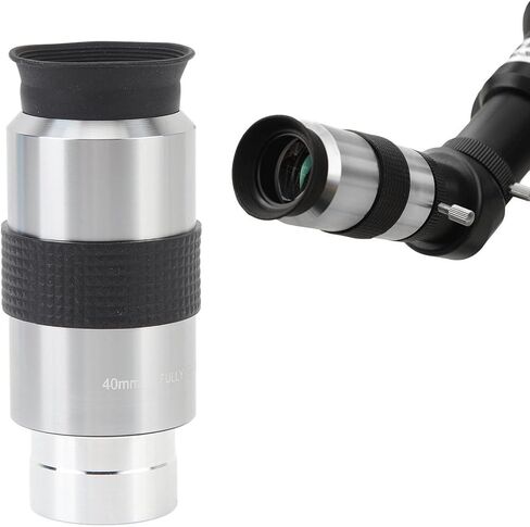 40mm 1.25 Inch Telescope Eyepiece, Wide Field of View, Multi Coated Optics for Moon Planets Star Clusters, Aluminum Alloy Construction with Soft Rubber Eyecup in Saudi Arabia