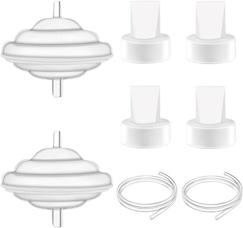 10pcs Duckbill Valves and 4pcs Silicone Membrane Replacement Parts Compatible with Spectra S1 S S2 9 Plus Breast Pumps,Not Original Spectra Pump Parts in Saudi Arabia