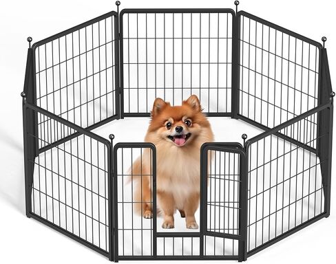 HealSmart Dog Playpen Indoor, Puppy Playpen Indoor for Yard, Camping, Heavy Duty Dog Pen in Kuwait
