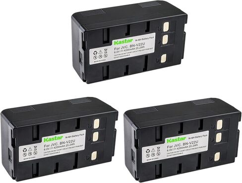 Kastar Battery 3-Pack Replacement for Panasonic PV-IQ203 PV-IQ205 PV-IQ244D PV-IQ303 PV-IQ305 PV-IQ306 PV-IQ325 PV-IQ403 PV-IQ404 PV-IQ404A PV-IQ405 PV-IQ503 PV-IQ504 PV-IQ505 PV-IQ525 PV-L352 PV-L353 in Saudi Arabia