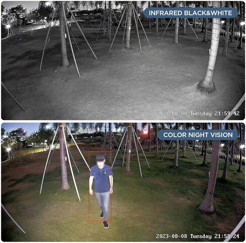 كاميرا IP Bullet PoE بدقة 5 ميجابكسل مع أضواء مزدوجة ذكية رؤية ليلية كاملة الألوان، كاميرا مراقبة فيديو سلكية عالية الدقة في الهواء الطلق، محادثة صوتية ثنائية الاتجاه، مقاومة للماء IP67، كشف الإنسان بالذكاء الاصطناعي، PB65-5MDL in Kuwait