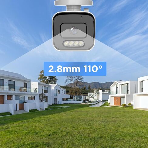 كاميرا IP Bullet PoE بدقة 5 ميجابكسل مع أضواء مزدوجة ذكية رؤية ليلية كاملة الألوان، كاميرا مراقبة فيديو سلكية عالية الدقة في الهواء الطلق، محادثة صوتية ثنائية الاتجاه، مقاومة للماء IP67، كشف الإنسان بالذكاء الاصطناعي، PB65-5MDL in Kuwait