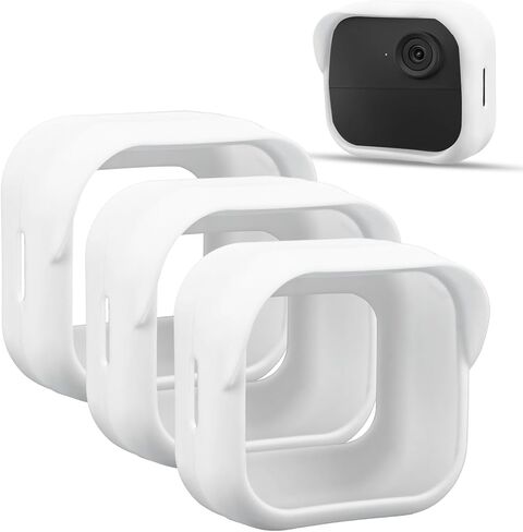 3 قطع حافظة سيليكون لكاميرا Blink Outdoor 4 الجديدة كليًا (الجيل الرابع)، أغطية كاميرا مقاومة للطقس وغطاء جلدي واقي ملحقات الكاميرا لكاميرا Blink Outdoor 4 الذكية الجديدة كليًا (أسود) in Saudi Arabia