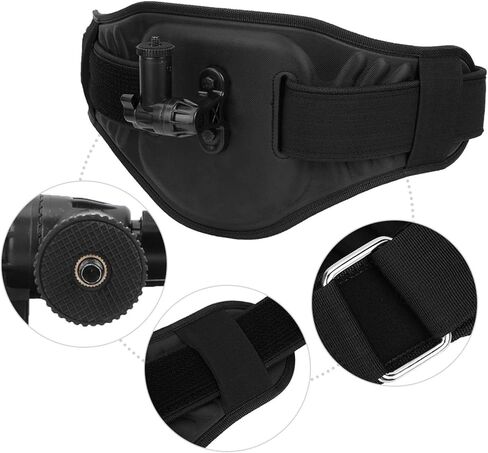 حزام خصر الكاميرا YYOYY، حزام حزام تثبيت الخصر للكاميرا الخارجية للبطل 7/6/5/4/3+/3/2/1، ملحقات الكاميرا الرياضية in Kuwait