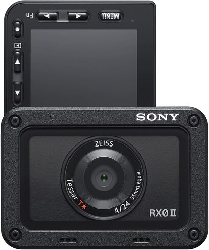 Sony Cyber-shot DSC-RX0 II Digital Camera + SanDisk 64GB Ultra microSD Memory Card, Portable 48" Monopod, Water-Resistant Gadget Bag, Mini Suction Cup Mount, Mini Metal Dolly & Much More (27pc Bundle) in Saudi Arabia