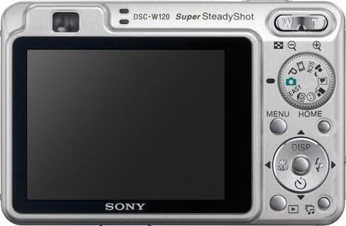 Sony Cybershot DSC-W120 7.2MP Digital Camera with 4x Optical Zoom with Super Steady Shot (Silver) (Renewed) in Saudi Arabia