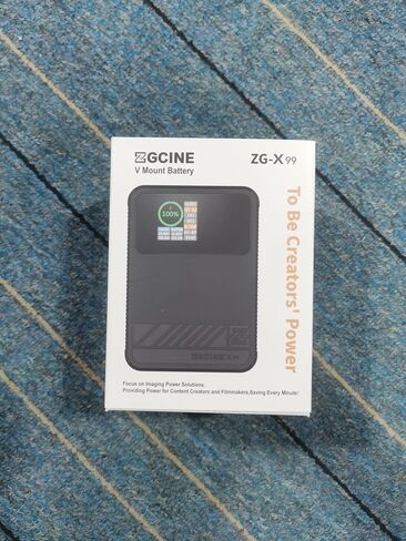 ZGCINE X99 V-Mount Battery,99Wh/14.8V Mini V-Mount Battery Support bidirectional 100W PD USB-C Fast Charger, withDual USB-C PD, D-TAP, Dual DC Port, 1.3-inch IPS Screen in Saudi Arabia