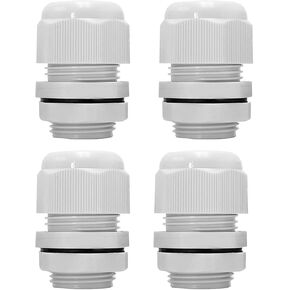 Waterproof Cable Glands for Camera Mounting Bracket Junction Box PFA130-E, PFA121, PFA122 (4 Pack)