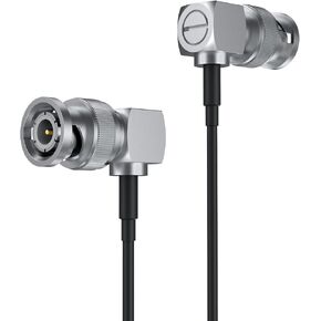 كابل Accsoon SDI، 80 سم/2.6 قدم كابل نقل الفيديو من الزاوية اليمنى إلى الزاوية اليمنى، كابل موصل 75 أوم مرن لـ CineView SE/Quad/SeeMo Pro (أخضر) (أصفر) in Kuwait