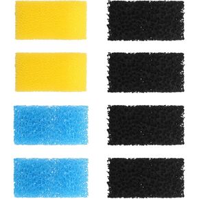 AquaMiracle® Aquarium Filter 3-Stage in-Tank Filter Internal Fish Tank Filter Turtle Filter for 40-70 Gallon Fish Tanks with Dual Water Outlet & Aeration, Flow Adjustable