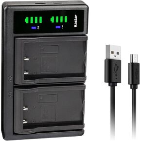 Kastar EN-EL9a LTD2 USB Battery Charger Replacement for Nikon D5000 SLR Digital Camera, D40 SLR Digital Camera, D40X SLR Digital Camera, D60 SLR Digital Camera, D3000 SLR Digital Camera