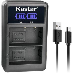 Kastar LED2 USB Battery Charger Compatible with Panasonic DMW-BLK22 Battery, DMW-BTC15 Charger, Panasonic Lumix DC-S5 DC-S5KK, Lumix GH5 II GH6, S5 II S5 IIX Mirrorless Digital Camera