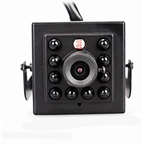 CCTV HD 4MP Mini POE IP Hidden Camera, Wide View Angle Small Security Camera P2P Remote View CCTV Camera, 940nm Invisible 10pcs LED Infrared 10m IP Camera Night VisionH.265/H.264 Motion Detection