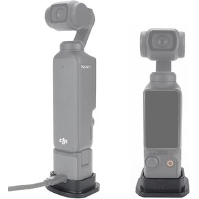 for DJI OSMO Pocket 3 Accessories Camera Base Stand Mount Quick Release Plate Tripod with 1/4" Screw Shooting Desktop Support Base Fit 38mm Arca-Swiss Tripod (Desktop Base Arca-Type)