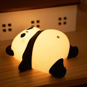 Little Pumpkin Night Light, Adorable LED Night Lamp, Silicone Dimmable Nursery Nightlight for Nursery, Silicone Rechargeable Bedside Touch Night Lights for Halloween Decor