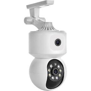 Andoer 1080P HD Wireless Security Camera WiFi Camera 3MP Pan/Tilt Camera with 360°Motion Tracking IR Night Vision 2-Way Audio Wireless Baby Monitor App Control BT Connection for Android/Windows/iOS
