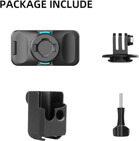 SUREWO Osmo Pocket 3 حامل مشبك مغناطيسي سريع الفك على الظهر، دوران 360 درجة مشبك سريع التركيب متوافق مع DJI Osmo Pocket 3 in Kuwait