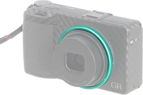 Metal Decorate Lens Ring for RICOH GR III GRIII GR3 GR3 HDF Camera, Replaces for Ricoh GN-1 Lens Ring Cap (Green) in Kuwait